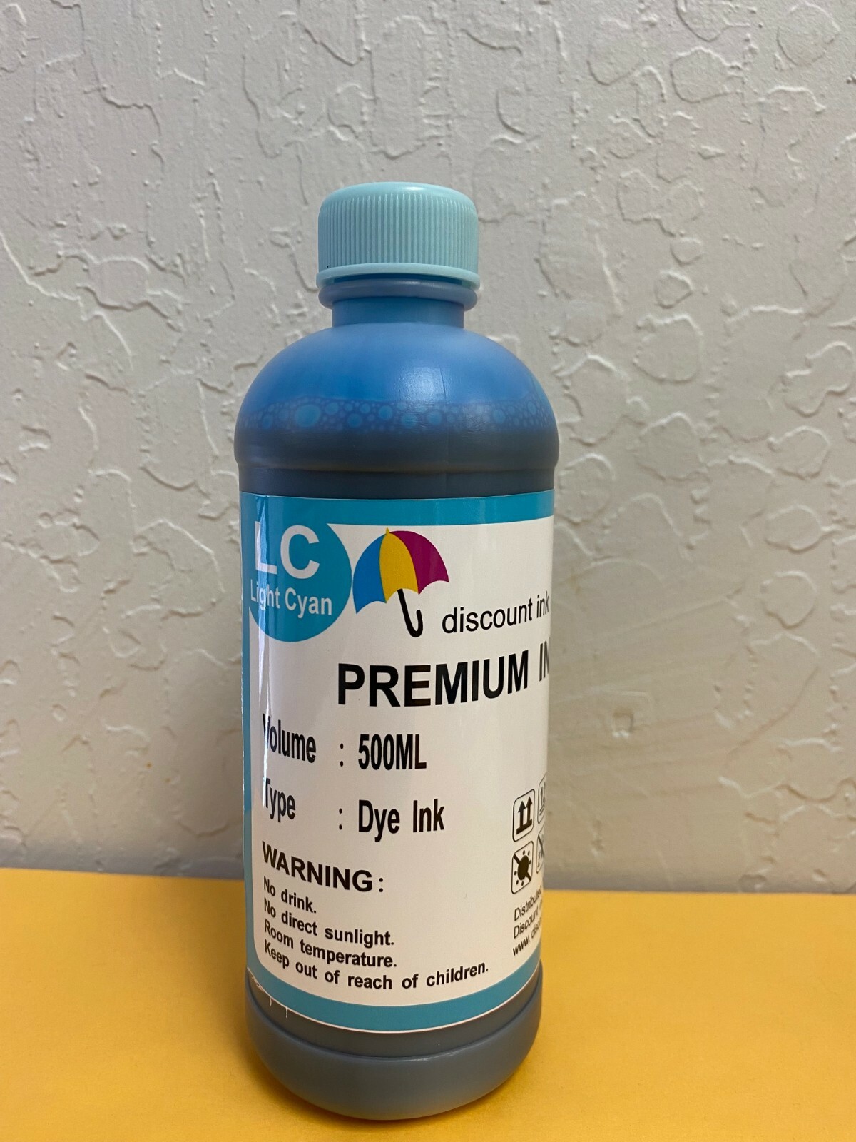 500ML Light Cyan Large Compatible INK Refill Epson 1400 1410 1390 Artisan 1430