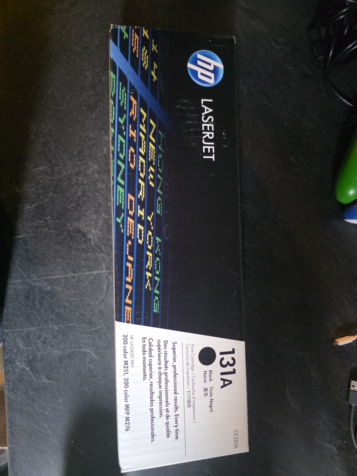 Sealed NEW Genuine HP 131A LaserJet Toner Cartridge - Black (CF210A)