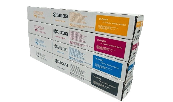GENUINE Kyocera TK-8467K TK-8467C TK-8467M TK-8467Y Toner Cartridge Full Set(4)