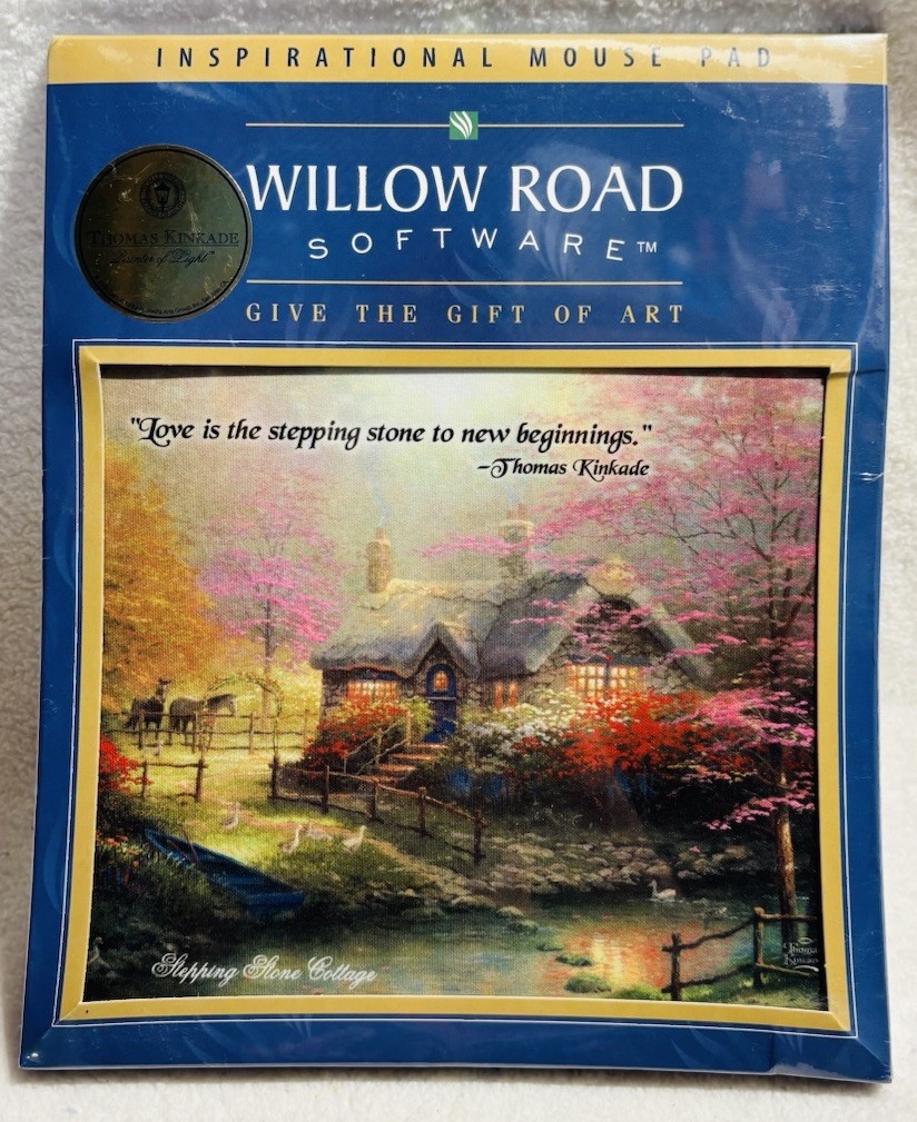 Inspirational Mouse Pad- Willow Road Software-Kincade Stepping Stone Cottage