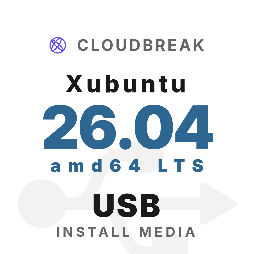 Xubuntu 26.04 amd64 LTS Bootable/Live Install USB NEW