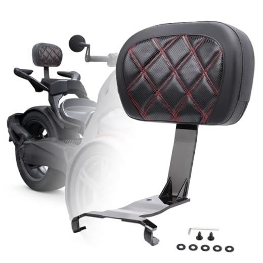 Red Line Motorcycle Rear Passenger Backrest Fits Can-Am Ryker 600/900/Rally