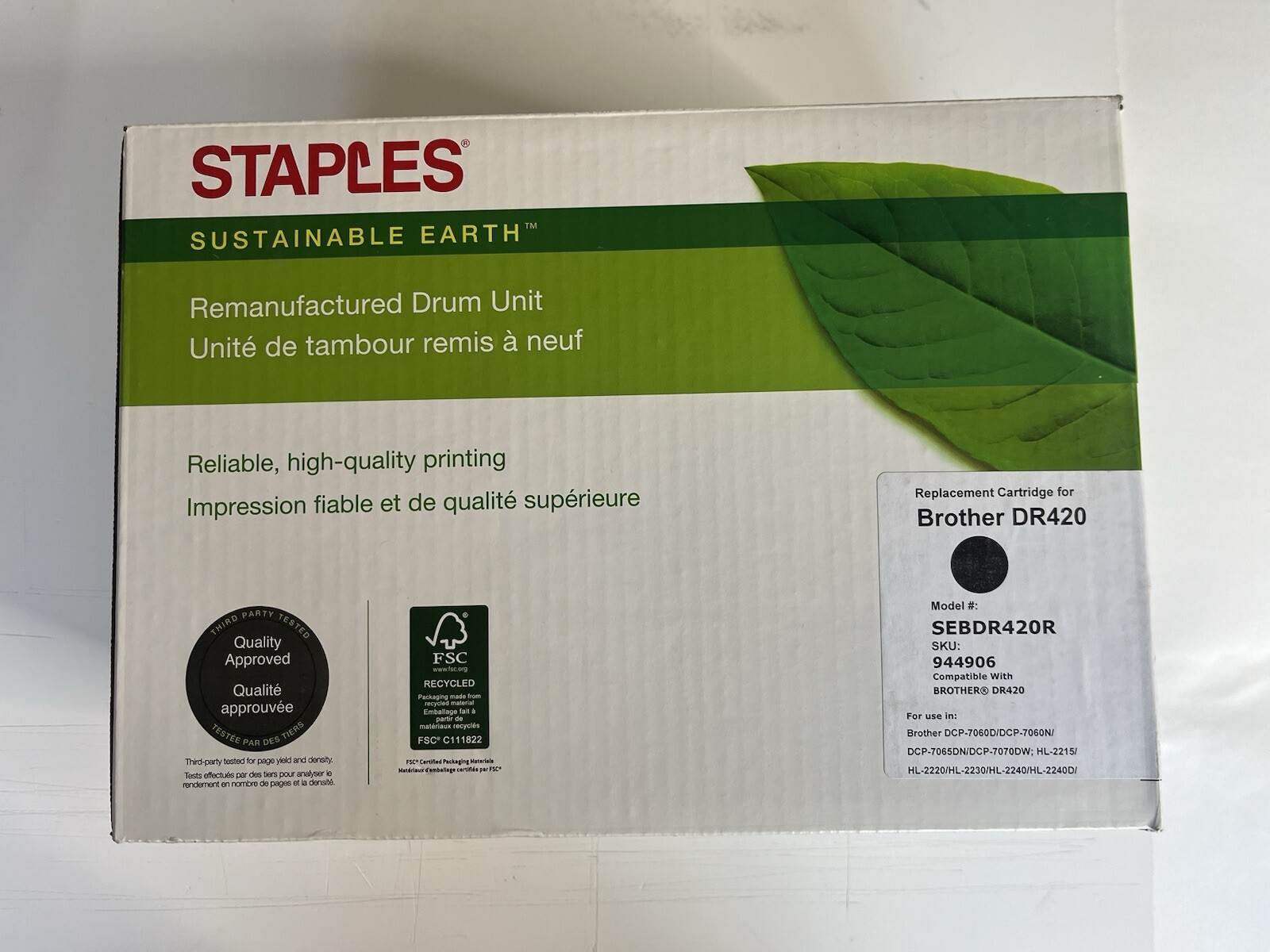 Staples Brother DR420 SEBDR420R drum Unit
