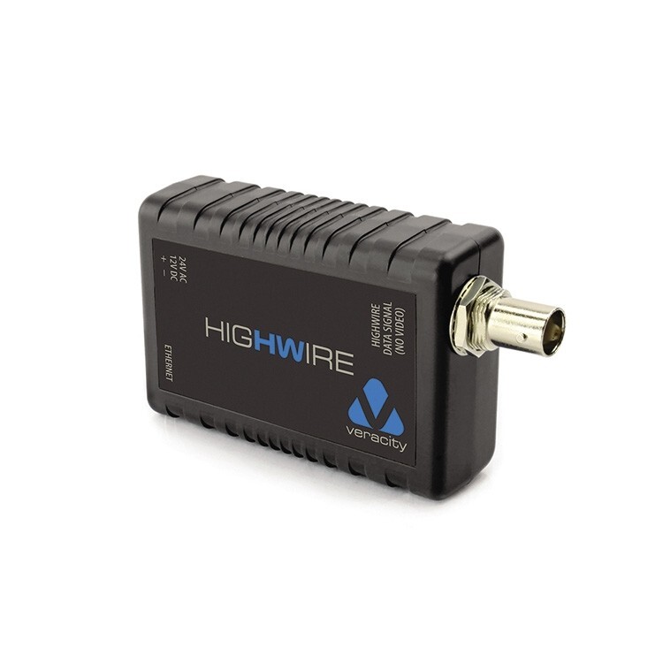 Veracity VHW-HW RJ45 Highwire Ethernet Over Video Cable Converter