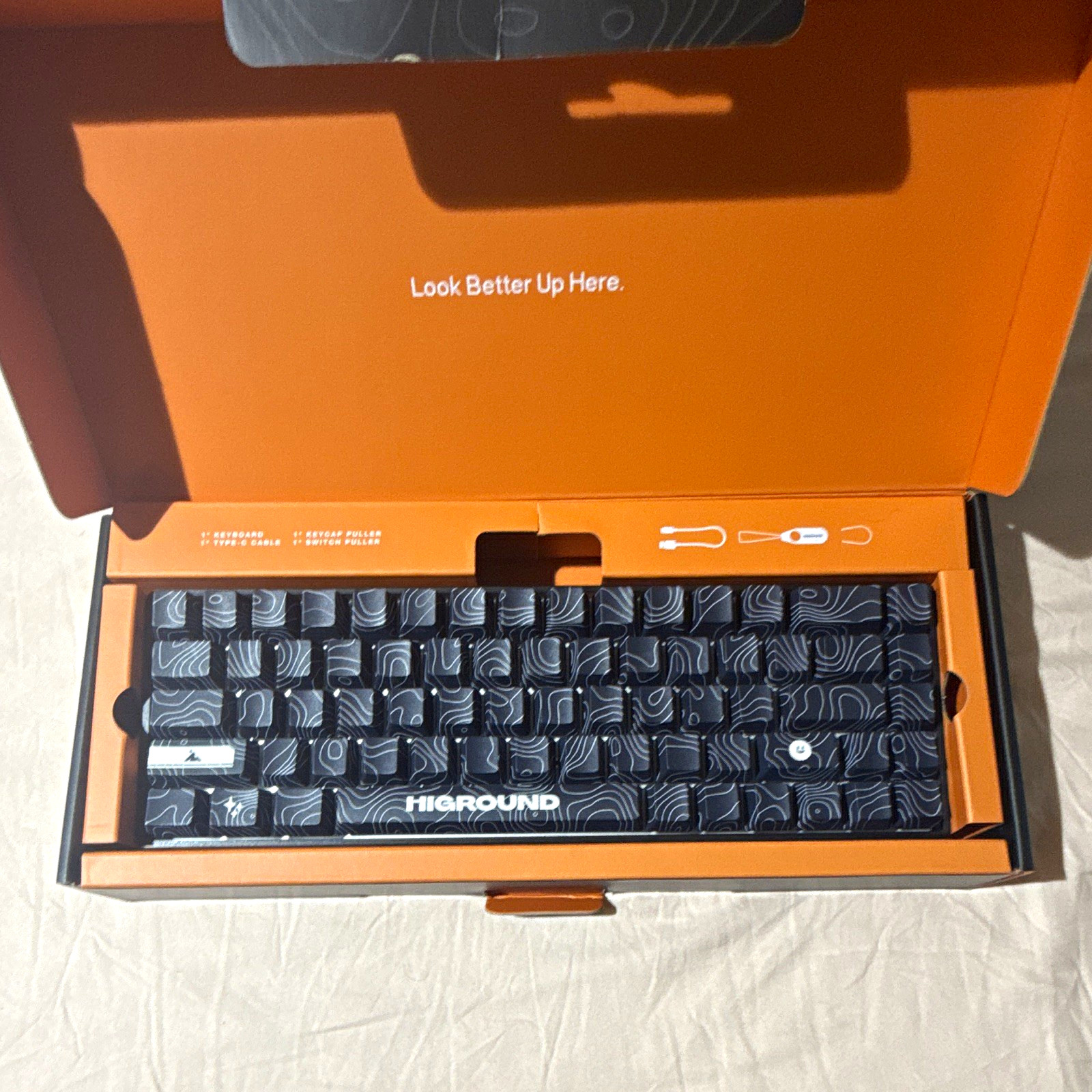 Higround Basecamp 65 Compact Wired Illuminated Keyboard Black QWERTY EN