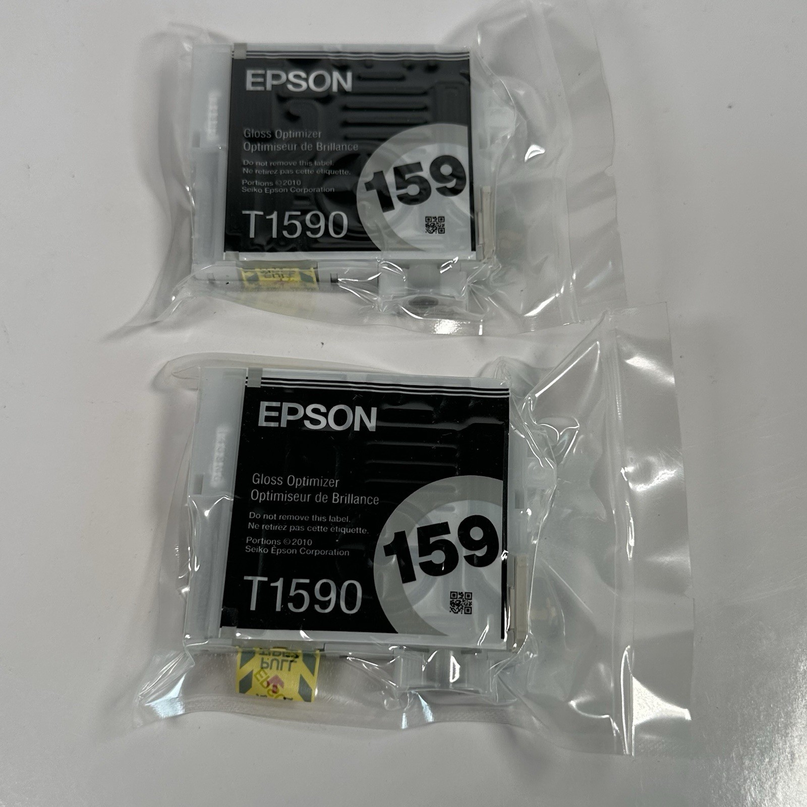 2x GENUINE EPSON 159  Photo Black Ink Cartridge T159120 - R2000 Printer
