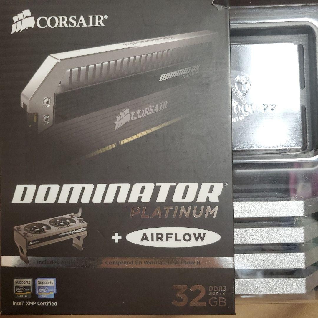 Corsair Dominator Platinum 32GB DDR3-2666 RAM, Airflow Cooling, Used