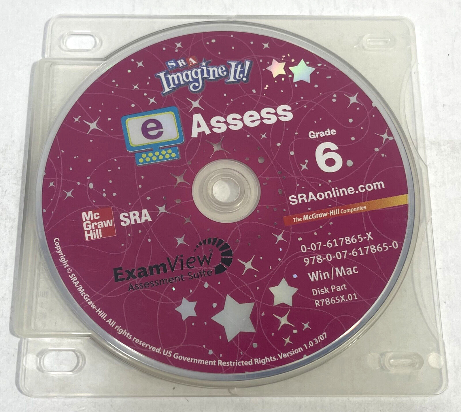 McGraw-Hill SRA Imagine It Technology, eAssess - Grade 6 (CD-ROM)