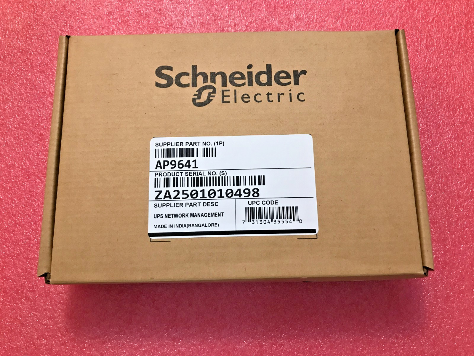 U90109 AP9641 APC Schneider Network Management Card 3 Adapter PN6407192E G1N