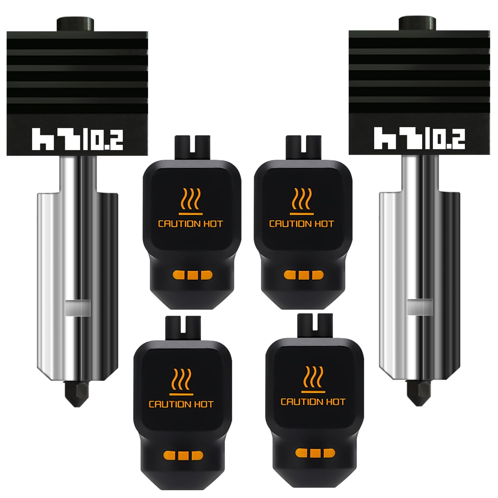 2PK 0.8Mm Ultra-High-Speed Printing Hotend for Bambu Lab P2S/X2D/H2D/H2C/H2S/A1
