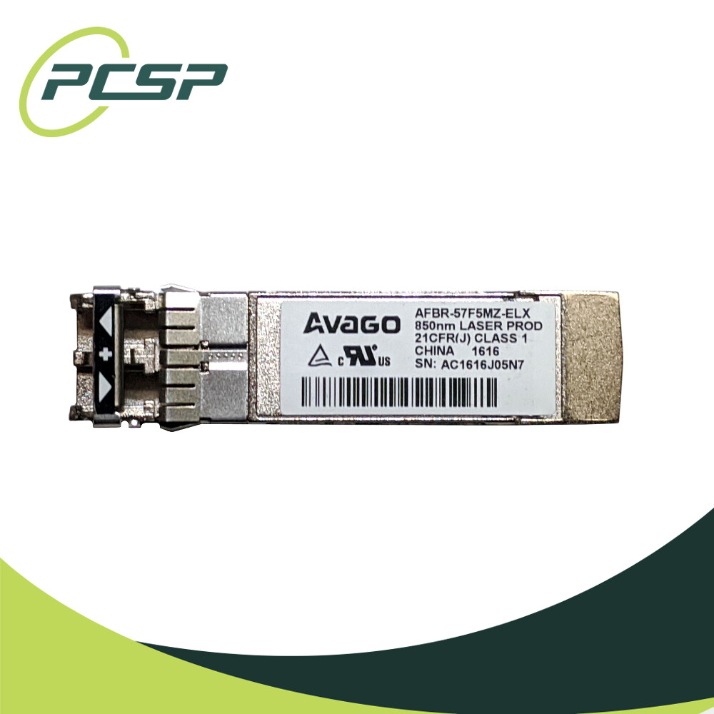 Lot of 8 Avago 16G SR SFP+ FC Transceiver AFBR-57F5MZ-ELX Oracle P/N 7023053