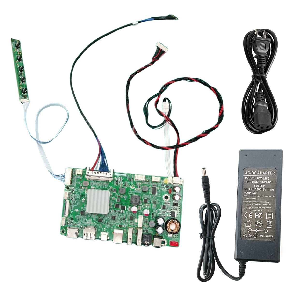 LCD Board for LM270QQ1 SDA2 SDB1 5K Screen DP HDMI Video Audio DC 12V 8A Power