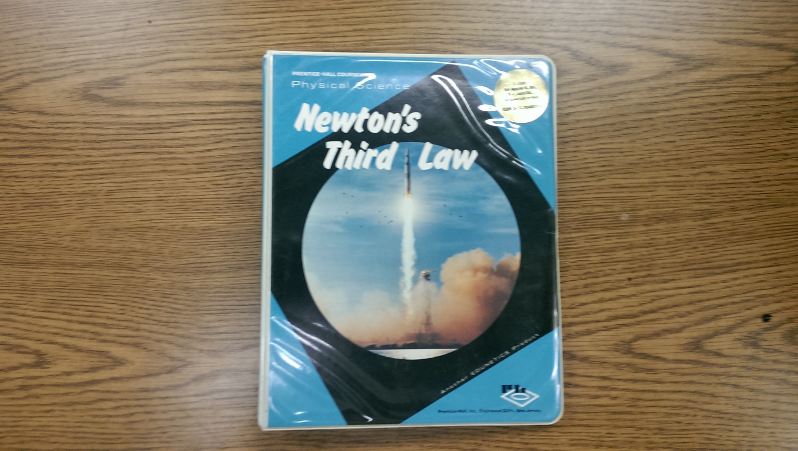 Rare Antique Prentice Hall Physical Newton's Third Law Software for Apple II 
