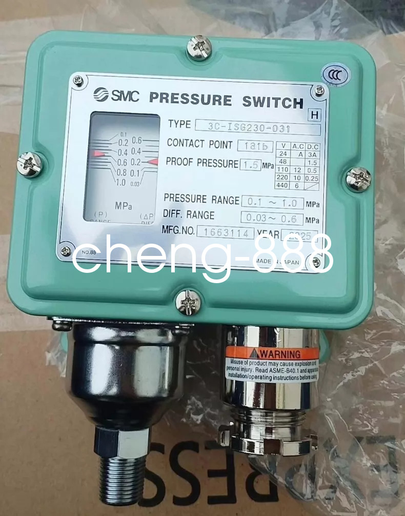 1PCS SMC 3C-ISG230-031 pressure switch new via FedEx or DHL