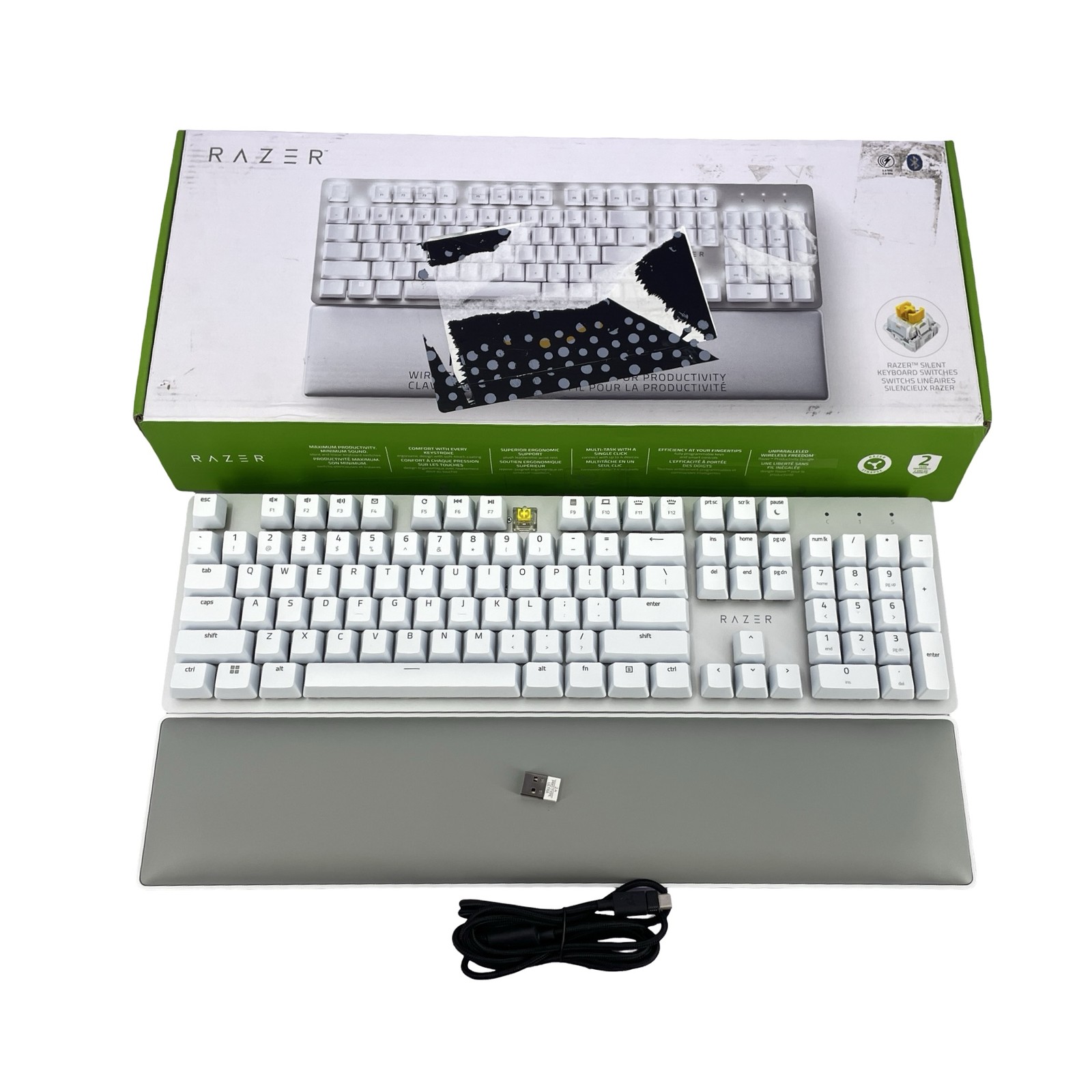 Razer Pro Type Ultra RZ03-0411 Wireless Mechanical Keyboard Linear Switches