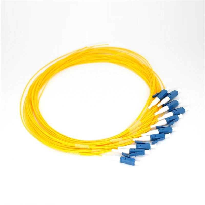 50pcs LC UPC SM Fiber Optic Drop Pigtail 1.5m Pigtails Lc/upc Bundle Pigtails