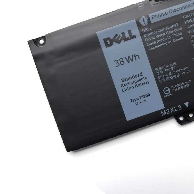 Genuine OEM  Battery F62G0 for Dell Inspiron 13 7000 7373 7386 P83G 39DY5 039DY5