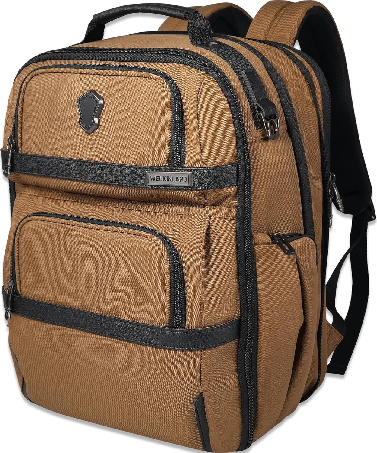 WELKINLAND 20-Pockets Travel Backpack, Carry-On luggage backpacks, 16-Inch... 