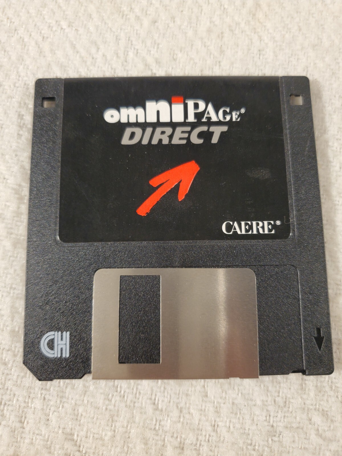 Omni Page Direct Caere Apple Macintosh 3.5" Floppy Disk Vintage 1992 v1.01