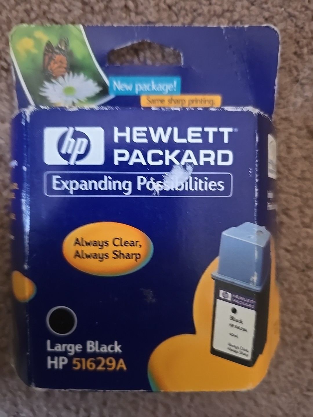 HP 51629A Black Ink Cartridge Genuine Hewlett Packard New Sealed Box