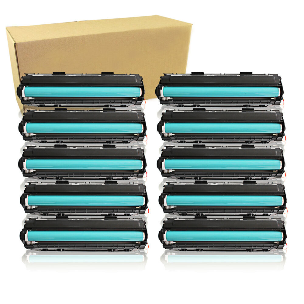 10pk Black Toner Cartridge For Canon 128 ImageClass D530 D550 MF4770n MF4880dw