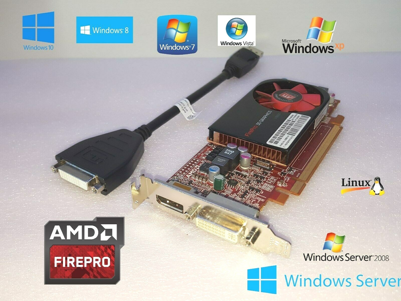 Dell Optiplex 360 380 760 780 790 SFF FirePro Professional Series Video Card