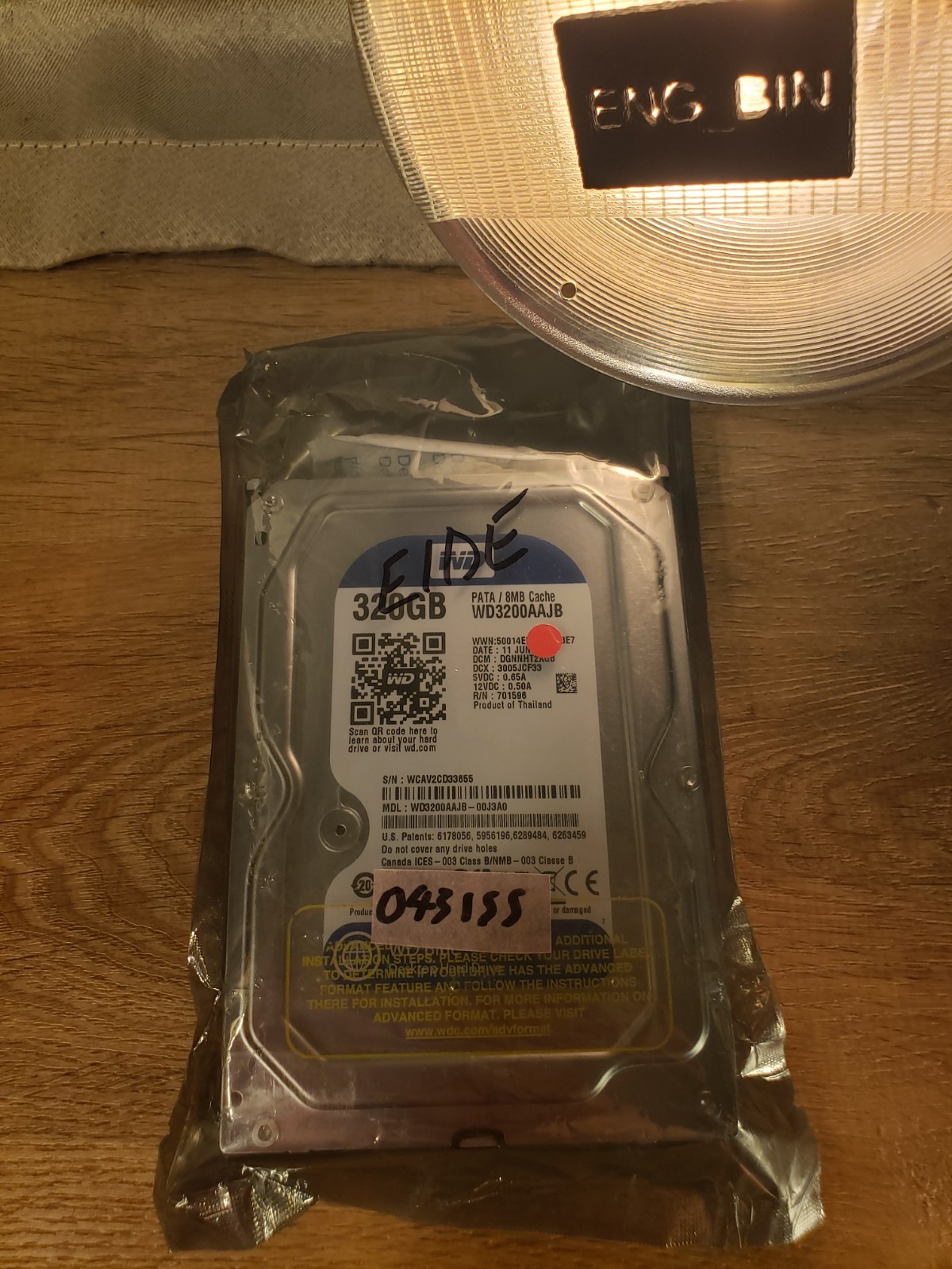 [043ISS] Western Digital 320GB PATA HDD -- WD3200AAJB -- NEW, UNOPENED