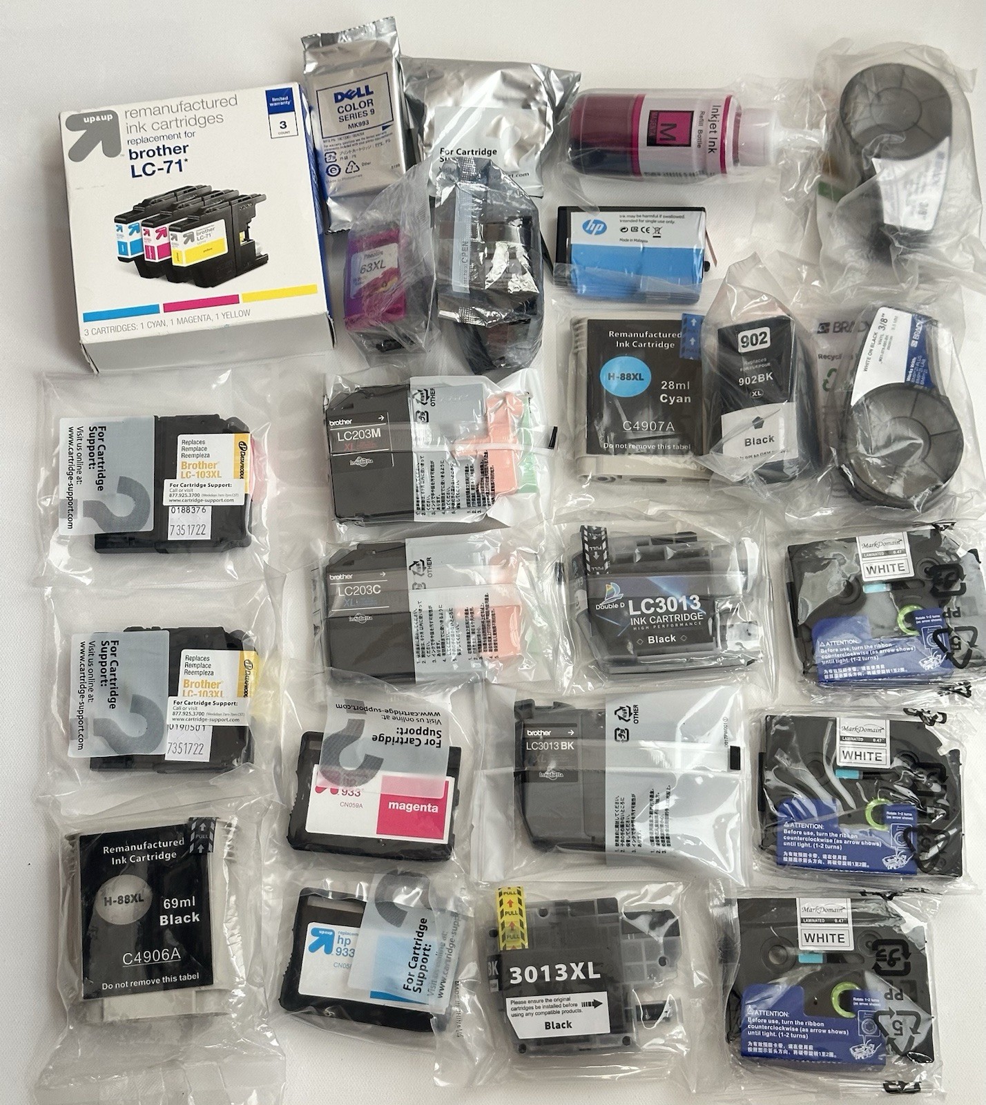Kit 26 Pieces XL Ink Cartridge, Different models—see the photos.