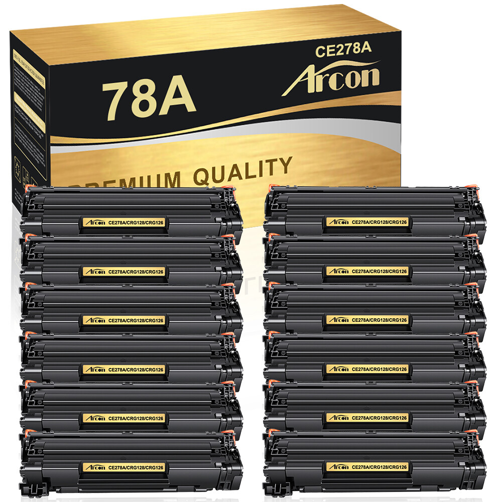 12PK CE278A 78A Compatible Toner for HP LaserJet Pro P1606dn M1536dnf MFP MF4450