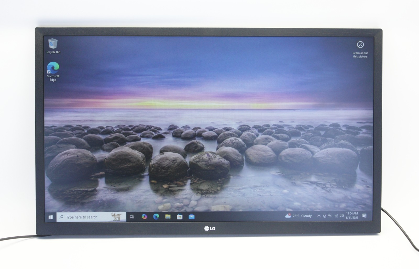 LG 24ML44B-B 24 inch Widescreen IPS LED FreeSync Monitor NO STAND