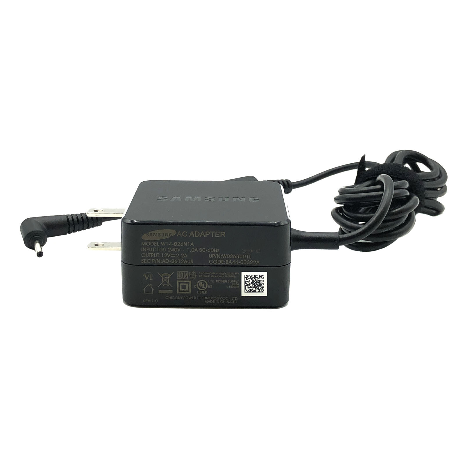 Genuine Samsung AC Power Adapter for Samsung Chromebook 2-Series Laptops