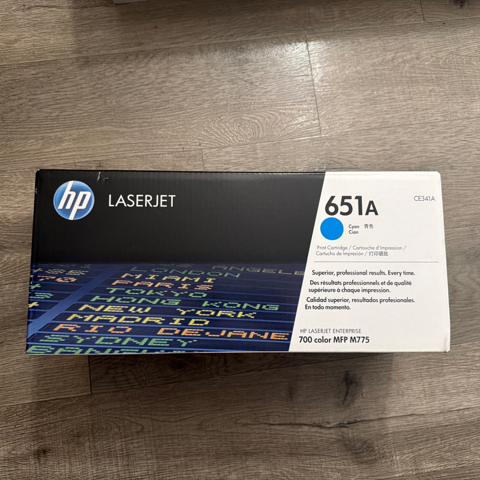 HP-651A (HP CE341A Cyan Toner Cartridge)