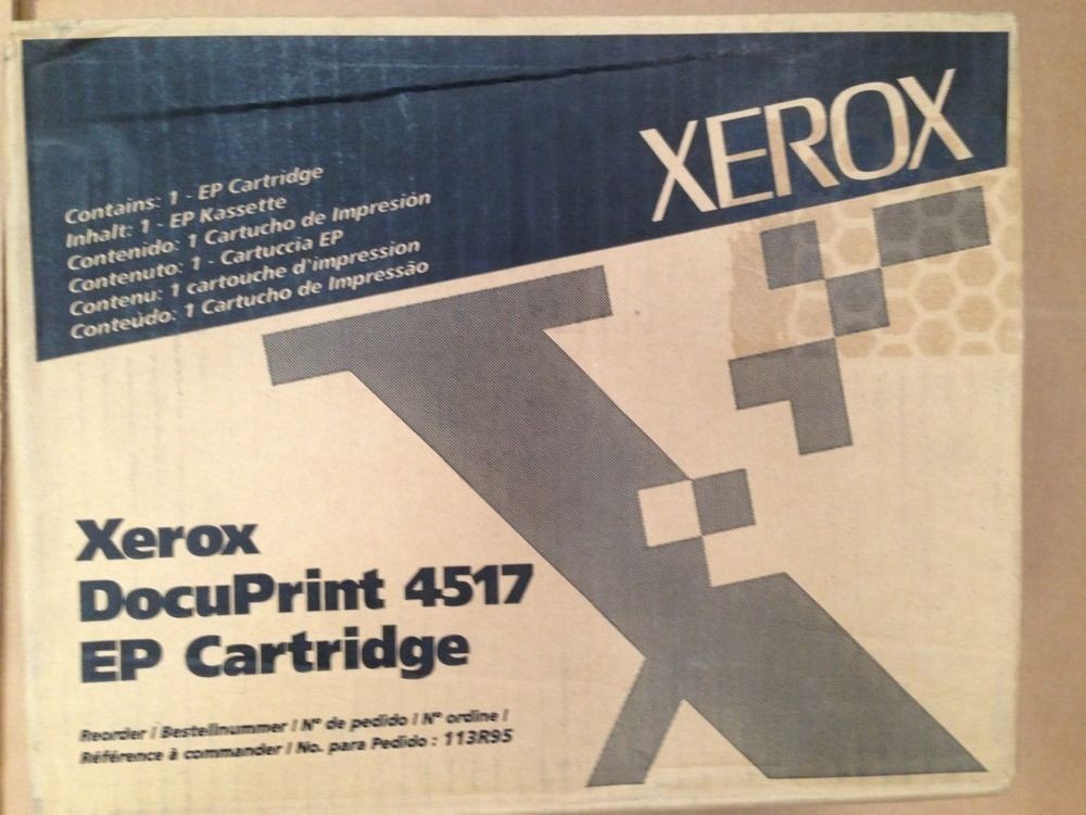 NEW GENUINE Xerox DocuPrint N17 N17b 4517 113R95 TONER 113R95, XP-17