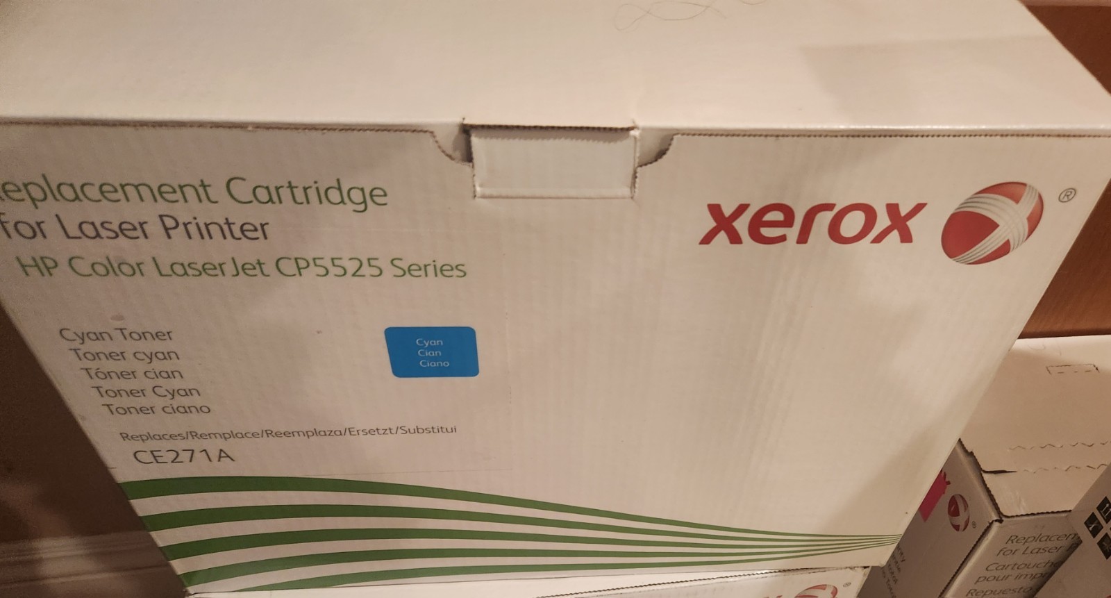 Xerox  Cyan Toner Cartridge Color LaserJet CP5525 Series 106R02266 CE271A ✅❤️️