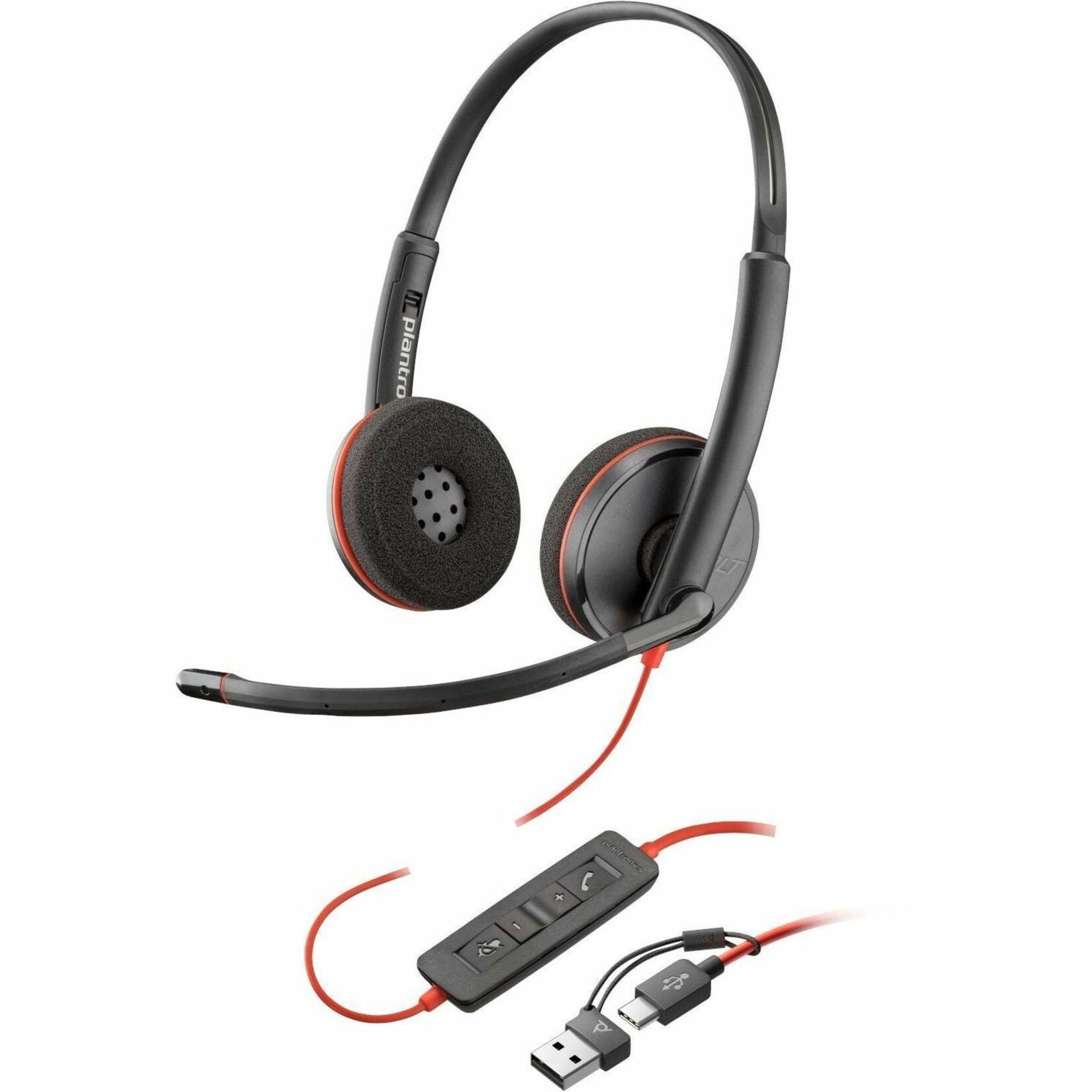 Plantronics 8X2J9A6 Blackwire 3220 USB-C Stereo Headset