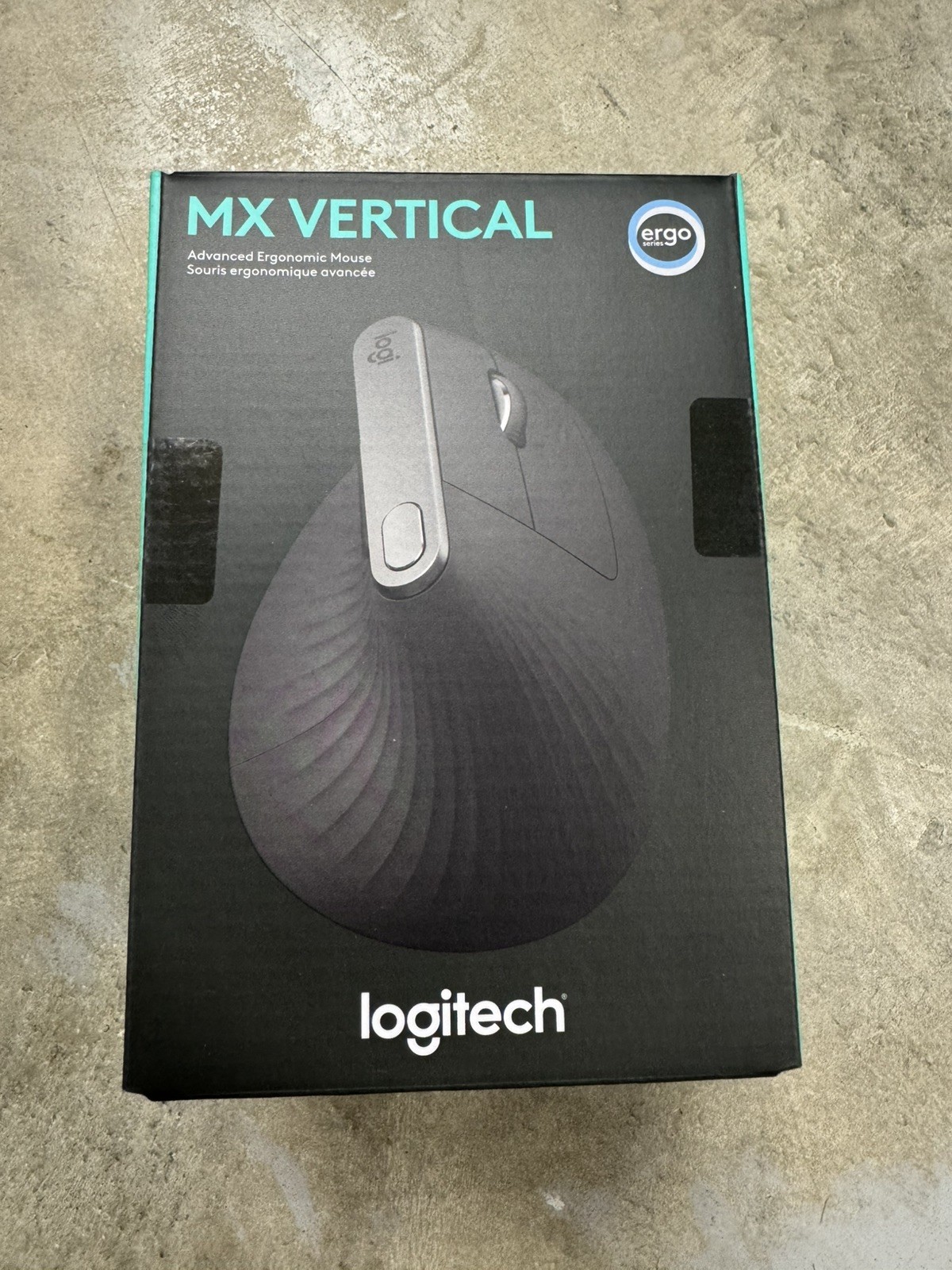 Logitech Advanced MX Vertical Wireless Mouse Ergonomic Rechargeable Graphite