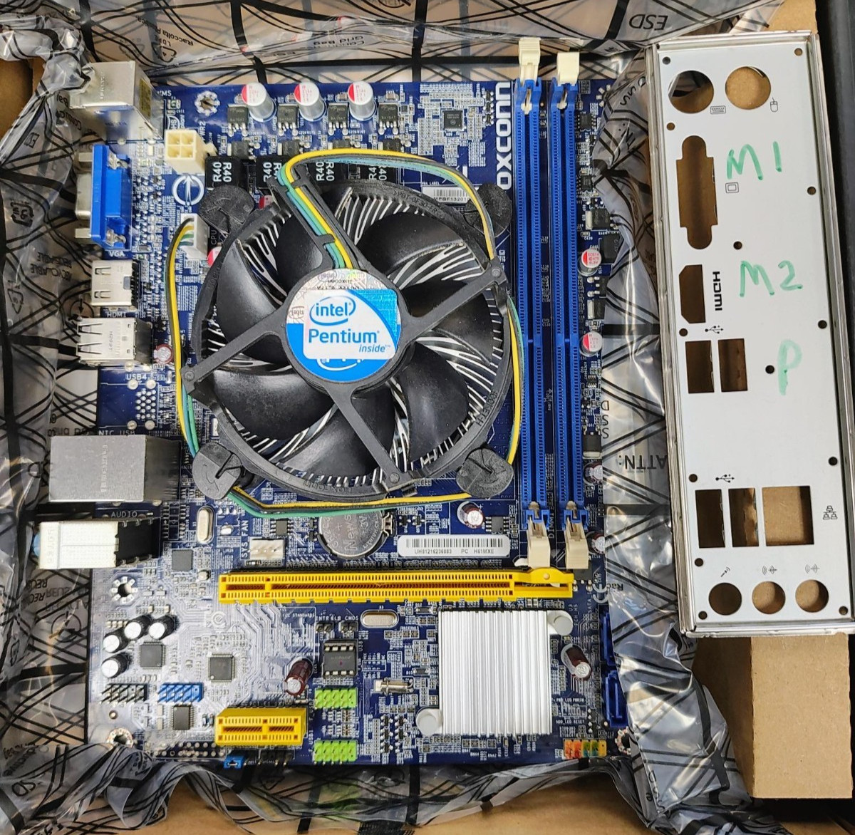 Foxconn H61MXE / H61MXE-K Intel H61 LGA1155 mATX DDR3 Motherboard Desktop Mobo