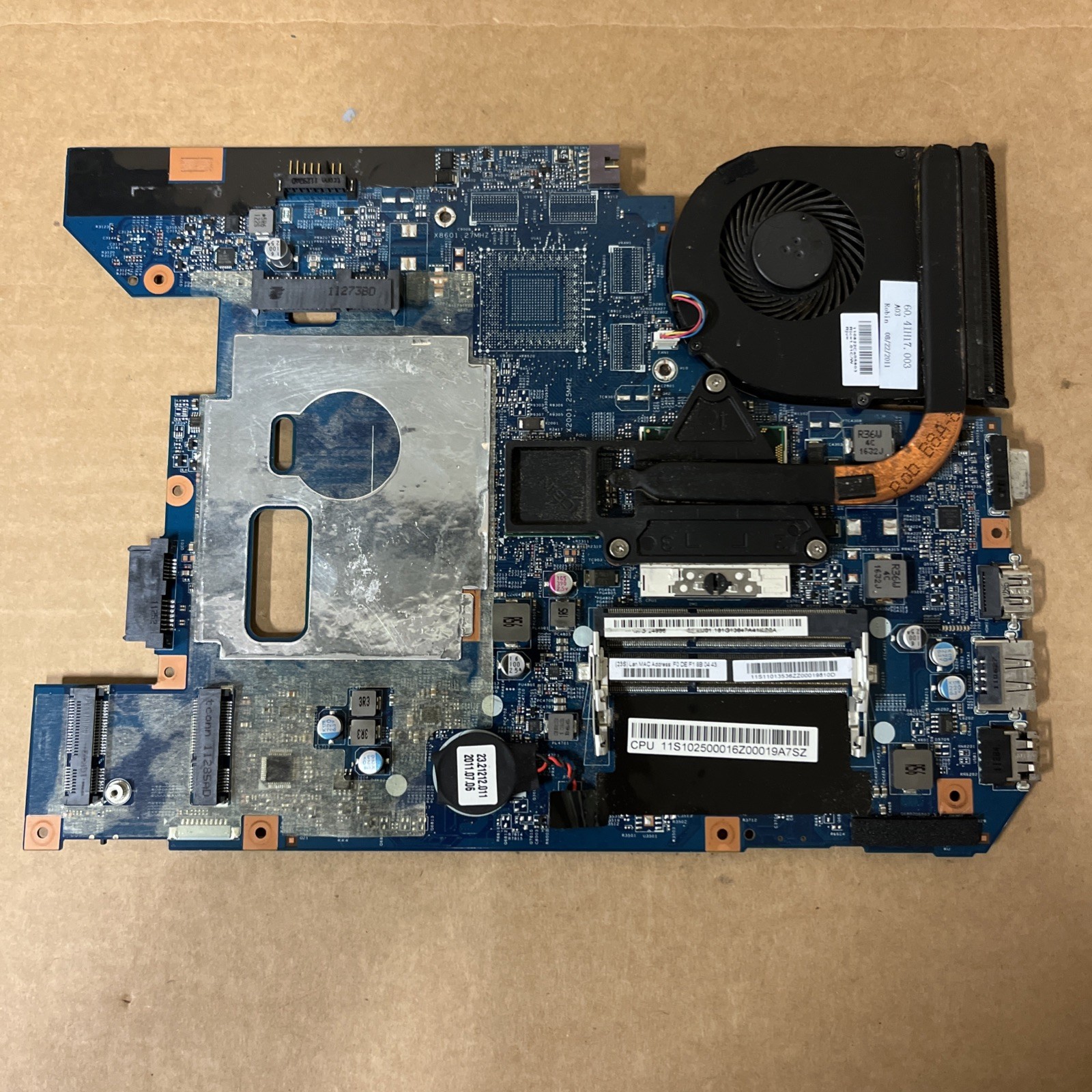 Laptop Motherboard For Lenovo B570 B570E 48.4PA01.021 LZ57 HM65 With Intel CPU