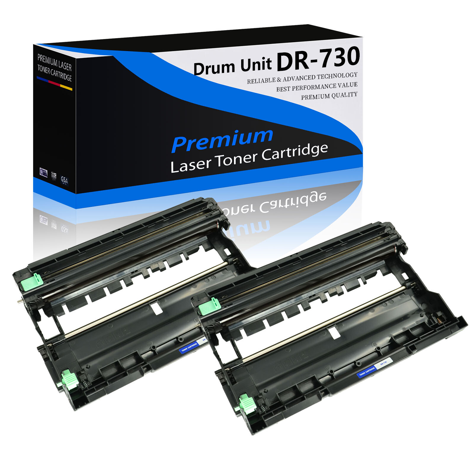 2PK DR730 DR-730 Drum Unit for Brother MFC-L2730DW MFC-L2750DW MFC-L2710DN