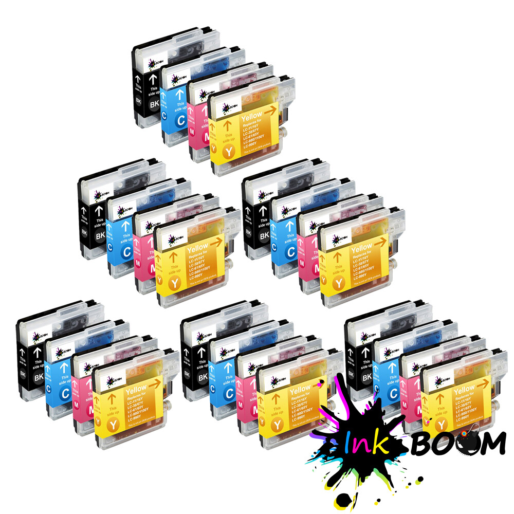 24 Ink Cartridge fits Brother LC61 LC-61 MFC-250C MFC-255CW MFC-290C 295CN 490CW