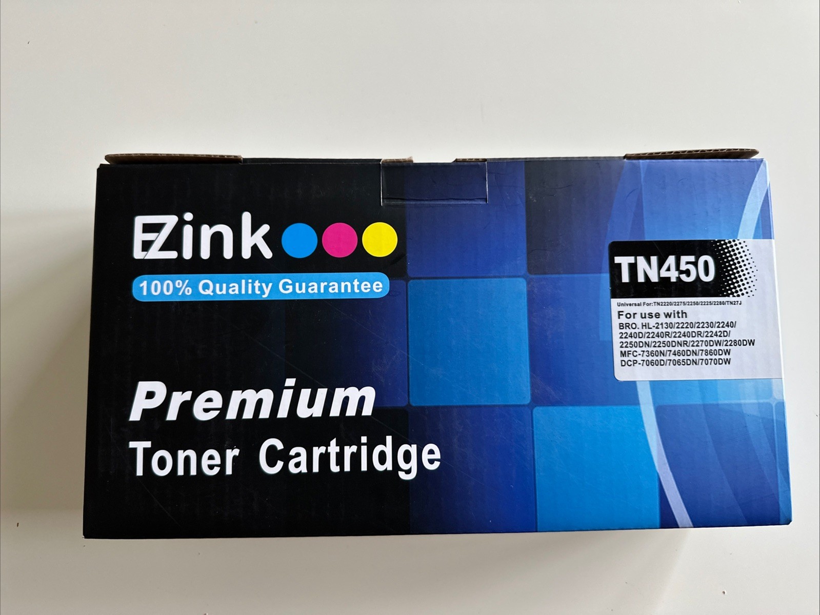 New EZink Black Laser Toner Cartridge TN450