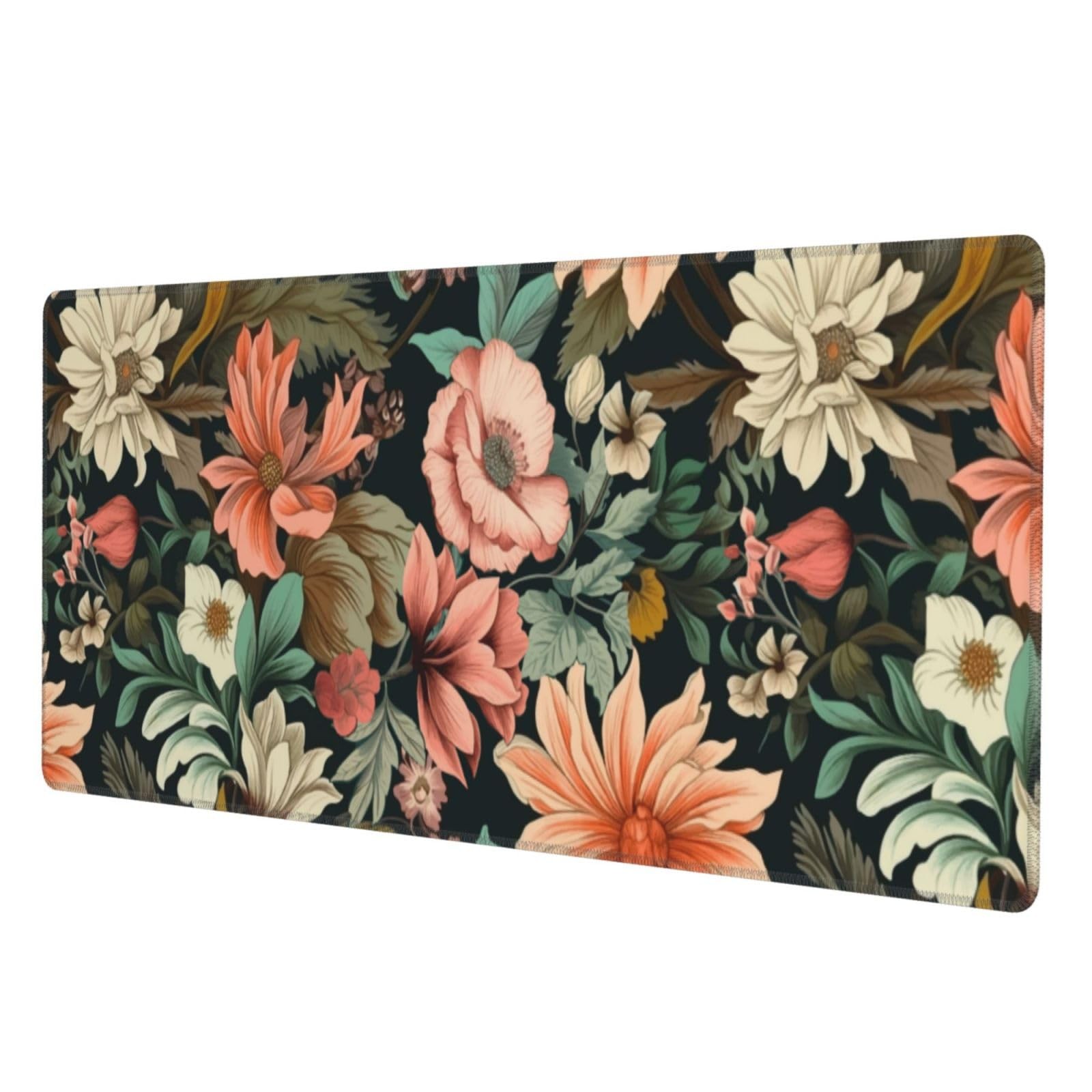 Japanese Floral Aesthetic Gaming Pad, Large XXL Desk Mat