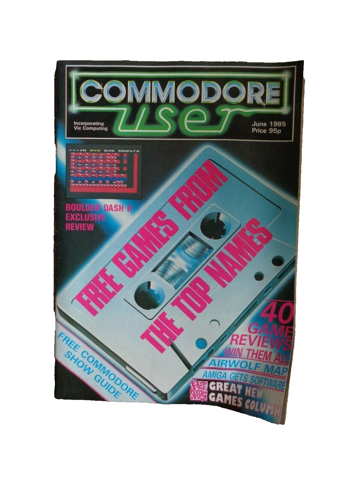 COMMODORE USER JUNE 1985 -- COMPUTER MAGAZINE 