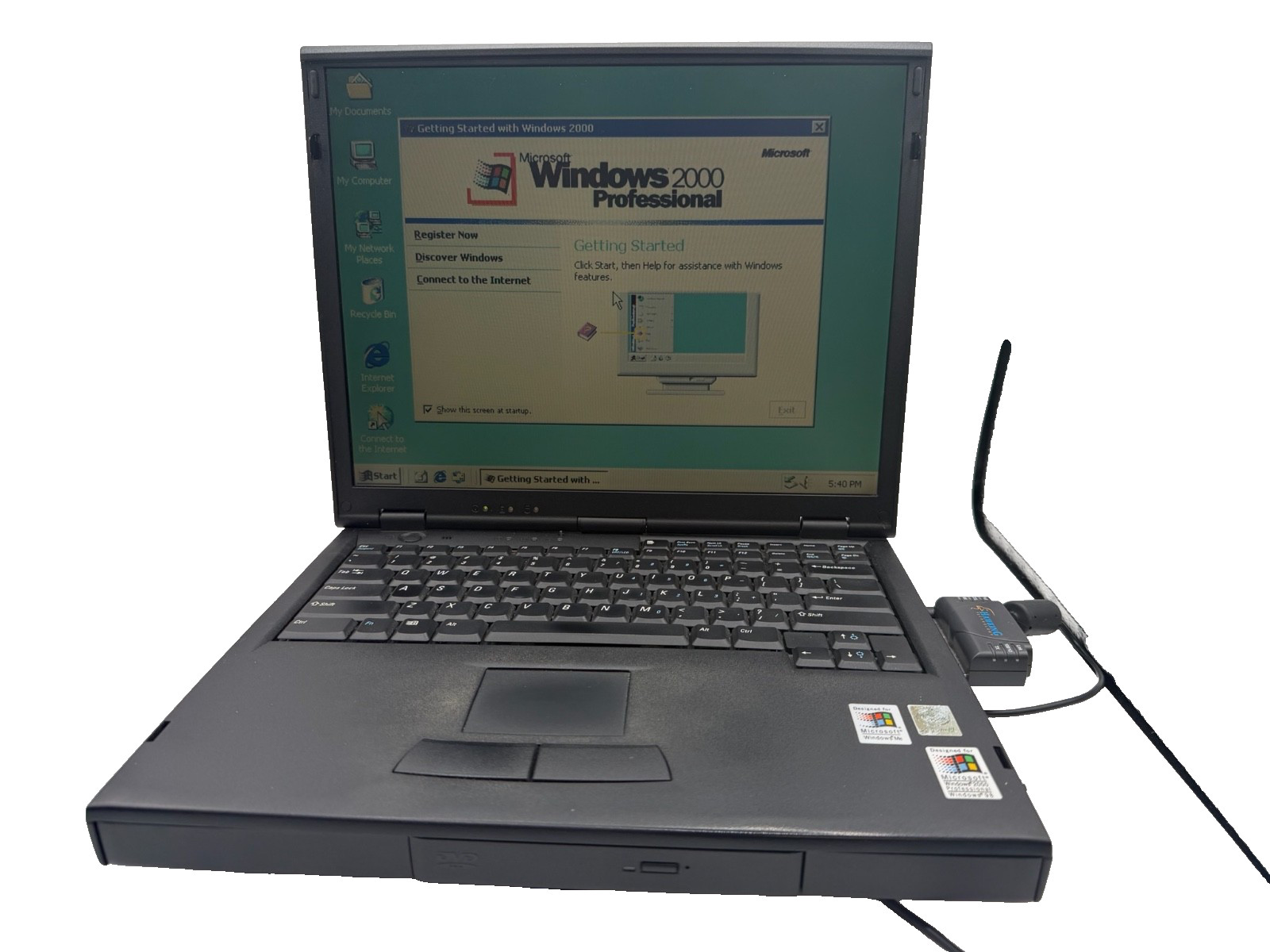 Compal-N38W3-15-Pentium III M@600MHz 256MB DDR1 Ram 40GB HDD Windows 2000 W/CORD