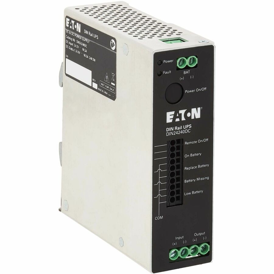Eaton 240W 24V DC DIN Rail Industrial UPS Hardwire Input/Output