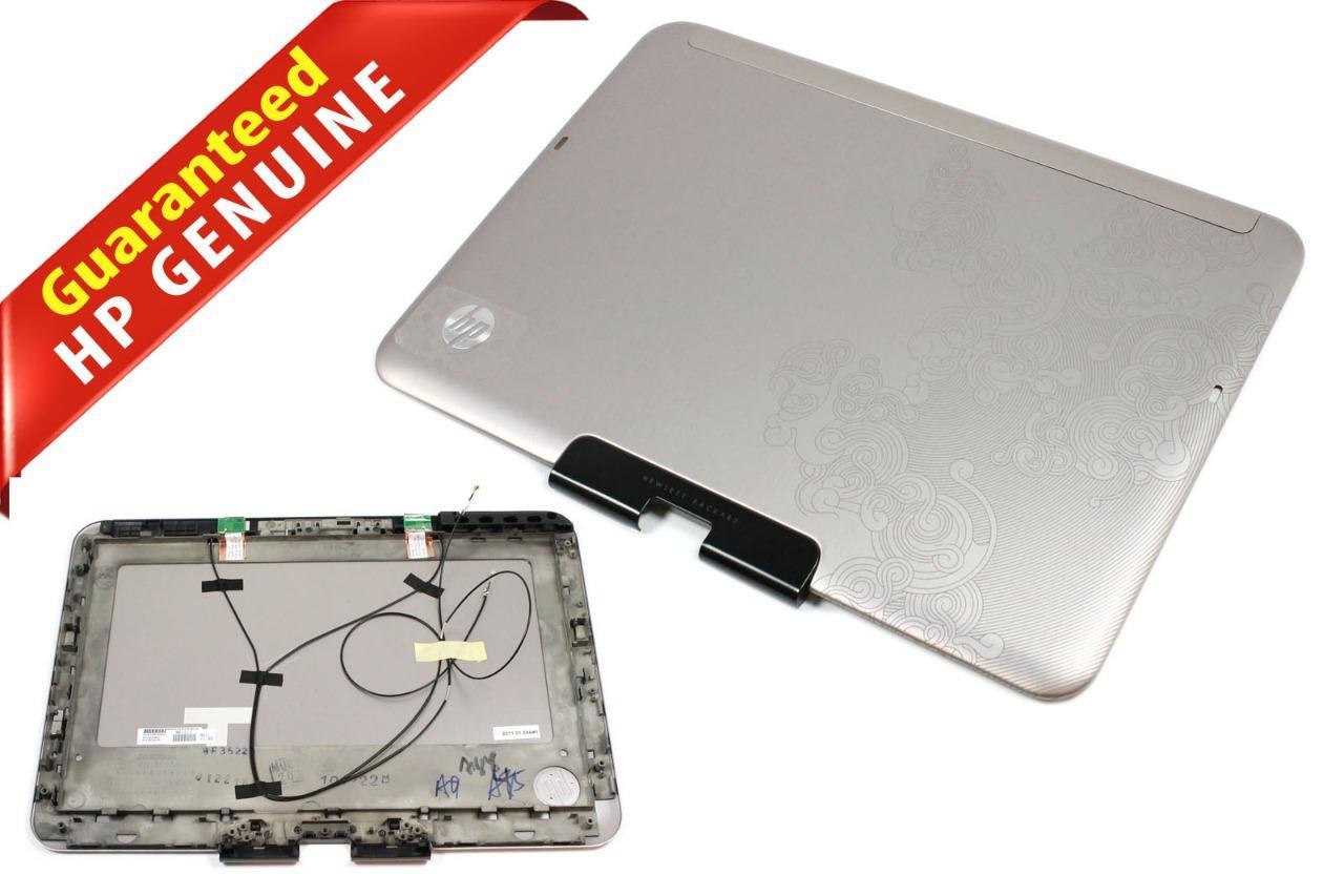 HP TouchSmart TM2-1000 Series Silver LCD BackCover With Antenna Cable 592955-001