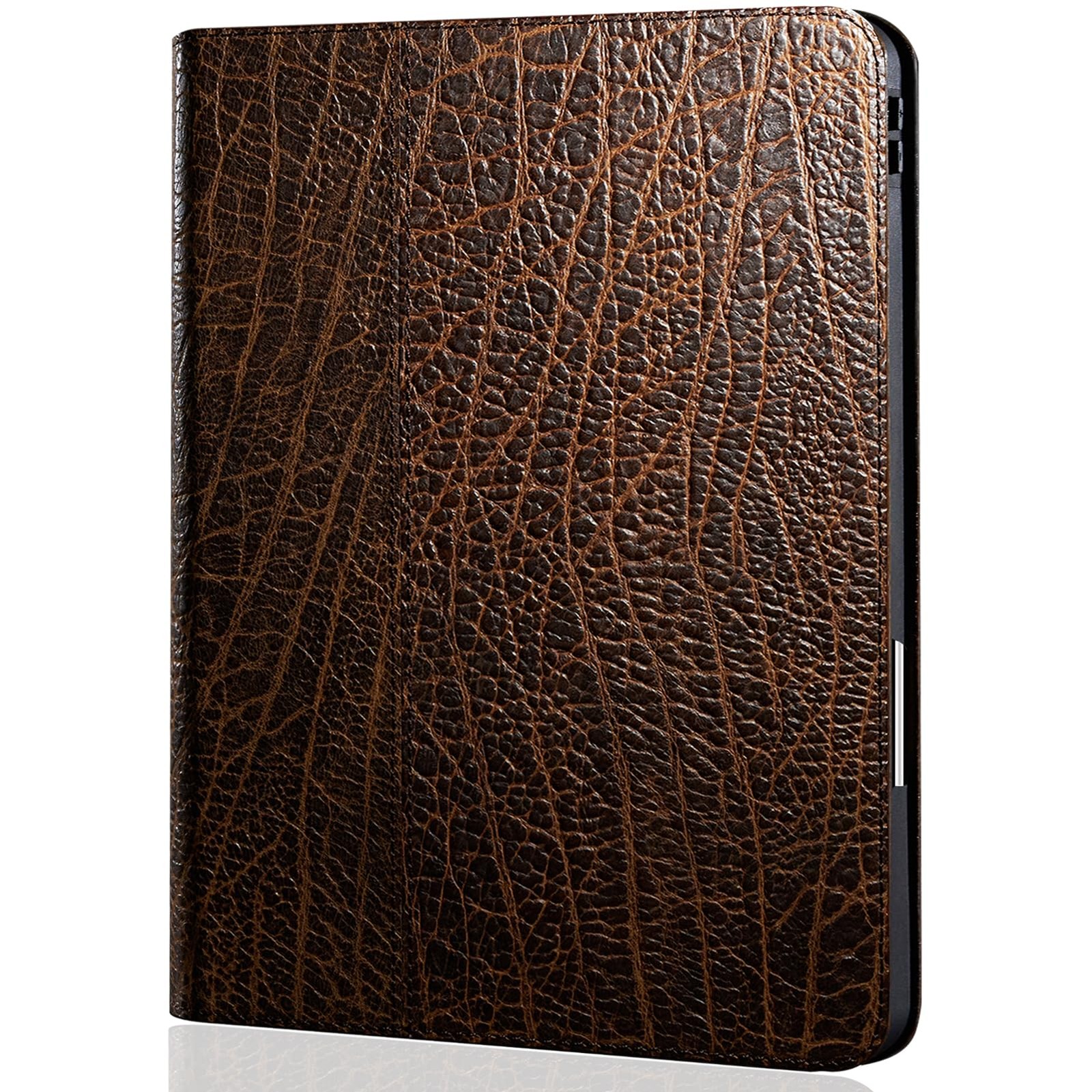 Gexmil Genuine Leather Case for iPad mini 7th/6th, Buffalo Pattern 