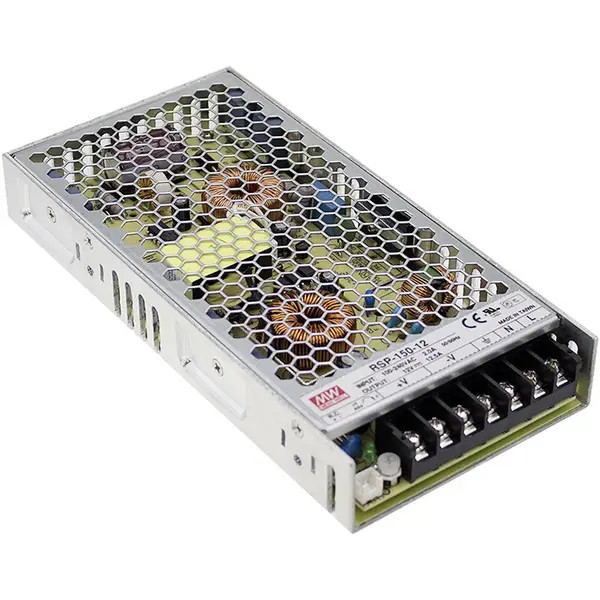 MEAN WELL RSP-150-27 Switching Power Supply. 27V/DC 5.6A 151W
