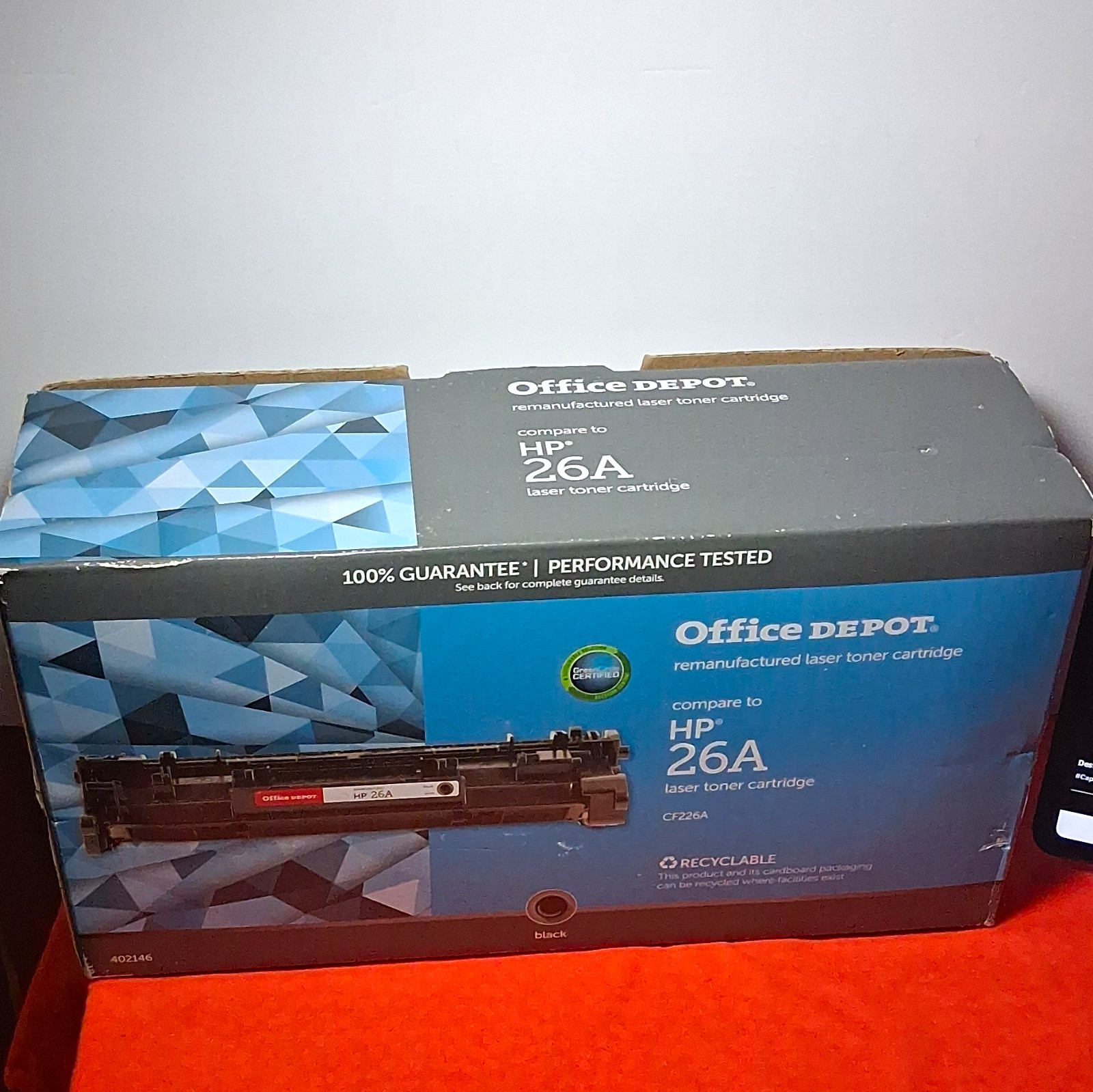 Office Depot Black Laser Reman Toner CF226A for HP 26A M402/M426