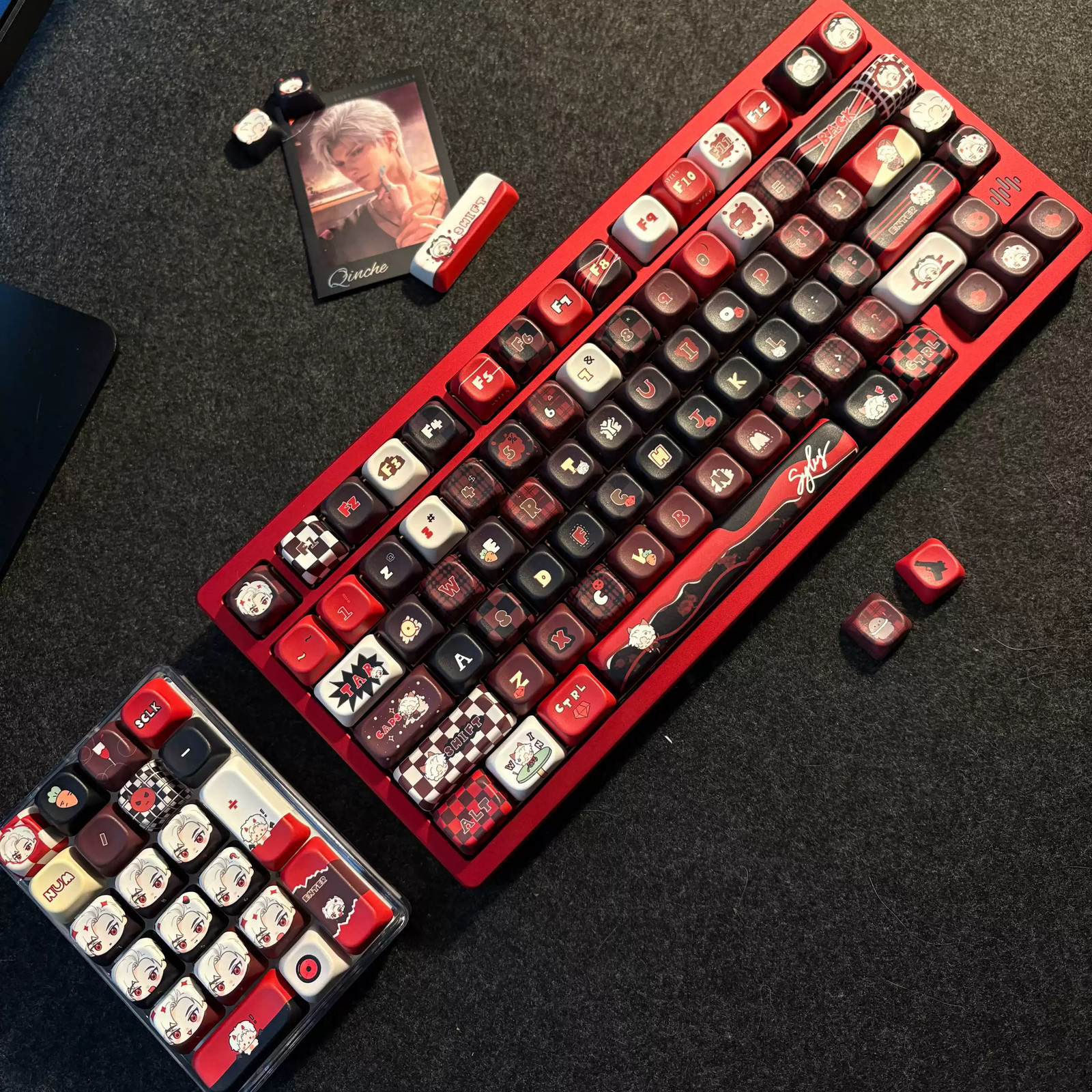 Love and Deepspace Sylus PBT Cherry EOA Keycaps For MX Mechanical Keyboard NEW